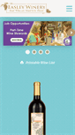 Mobile Screenshot of easleywinery.com